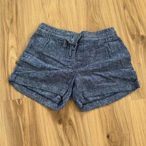 Women's Blue Casual Shorts